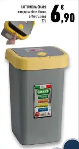 Conad Superstore Pattumiera smart con pulsante e blocco antintrusione offerta