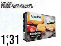 Vantaggio Cash&Carry Amadori cordon bleu surgelato prosciutto e formaggio offerta
