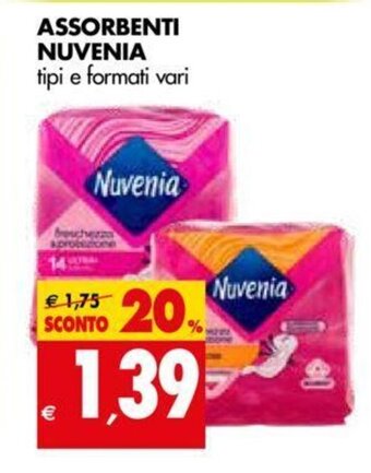 Tigros Assorbenti Nuvenia offerta