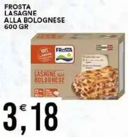 Vantaggio Cash&Carry Frosta lasagne alla bolognese offerta