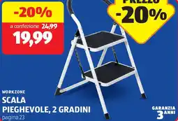 ALDI Workzone scala pieghevole, 2 gradini offerta