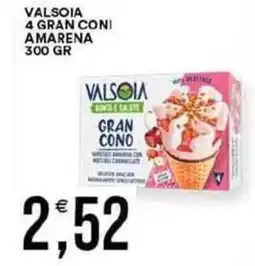 Vantaggio Cash&Carry Valsoia 4 gran coni amarena offerta