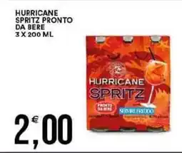 Vantaggio Cash&Carry Hurricane spritz pronto da bere offerta