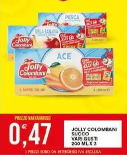 Vantaggio Cash&Carry Jolly colombani succo offerta
