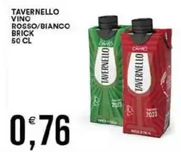 Vantaggio Cash&Carry Tavernello vino rosso/bianco brick offerta