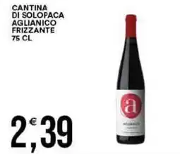 Vantaggio Cash&Carry Cantina di solopaca aglianico frizzante offerta