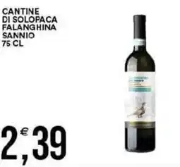 Vantaggio Cash&Carry Cantine di solopaca falanghina sannio offerta