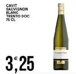 Vantaggio Cash&Carry Cavit sauvignon blanc trento doc offerta