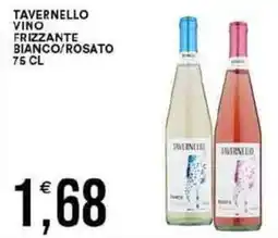 Vantaggio Cash&Carry Tavernello vino frizzante bianco/rosato offerta