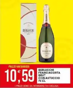 Vantaggio Cash&Carry Berlucchi franciacorta brut con astuccio offerta