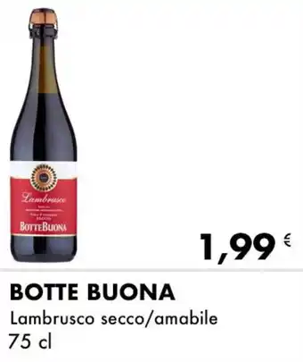 BOTTE BUONA Lambrusco secco/amabile