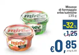 Qui Discount Mousse di formaggio erbe/salmone offerta