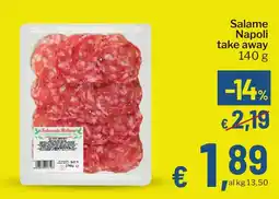 Qui Discount Salame Napoli take away offerta