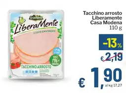 Qui Discount Tacchino arrosto Liberamente Casa Modena offerta