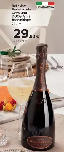 Carrefour Market Bellavista Franciacorta Extra Brut DOCG Alma Assemblage offerta
