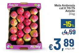 Qui Discount Mela Ambrosia cat II 70/75 Amelie offerta