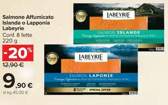 Salmone Affumicato Islanda o Lapponia Labeyrie