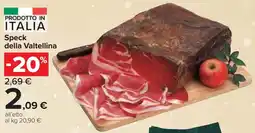 Carrefour Market Speck della Valtellina offerta