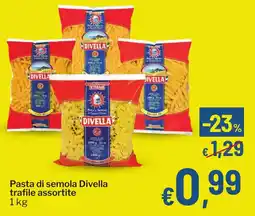 Qui Discount Pasta di semola Divella offerta