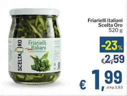 Qui Discount Friarielli italiani Scelta Oro offerta