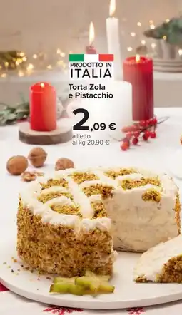 Carrefour Market Torta Zola e Pistacchio offerta