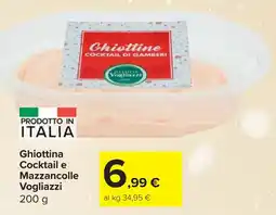 Carrefour Market Ghiottina Cocktail e Mazzancolle Vogliazzi offerta