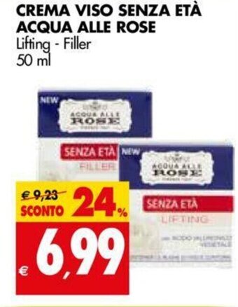 Tigros Crema Viso Senza Eta Acqua Alle Rose 50ml offerta