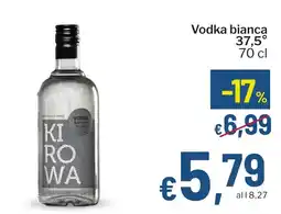 Qui Discount Vodka bianca 37,5° offerta