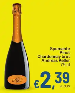 Qui Discount Spumante Pinot Chardonnay brut Andreas Keller offerta