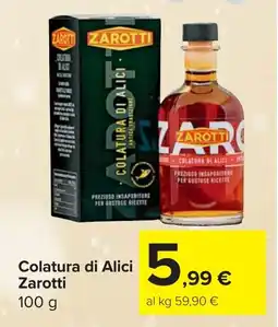 Carrefour Market Colatura di Alici Zarotti offerta