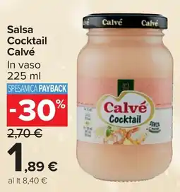 Carrefour Market Salsa Cocktail Calvé offerta