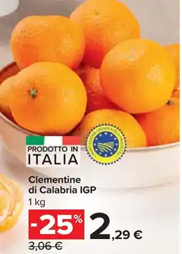Carrefour Market Clementine di Calabria IGP offerta