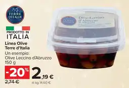 Carrefour Market Linea Olive Terre d'Italia offerta