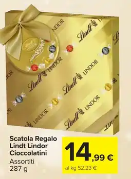 Carrefour Market Scatola Regalo Lindt Lindor Cioccolatini offerta