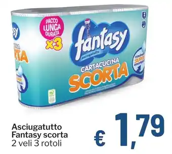 Qui Discount Asciugatutto Fantasy scorta offerta