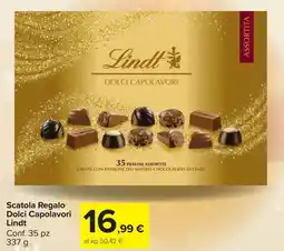 Carrefour Market Scatola Regalo Dolci Capolavori Lindt offerta
