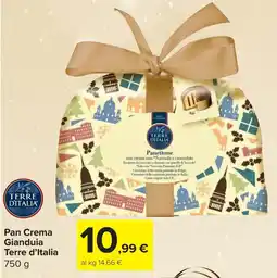 Carrefour Market Pan Crema Gianduia Terre d'Italia offerta
