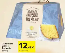 Carrefour Market Capolavoro Bianco Tre Marie offerta
