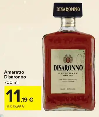 Carrefour Market Amaretto Disaronno offerta