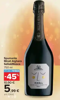 Carrefour Market Spumante Mirall Alghero Sella&Mosca offerta
