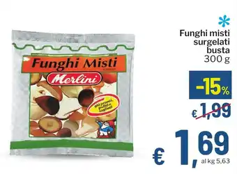Qui Discount Funghi misti surgelati busta offerta