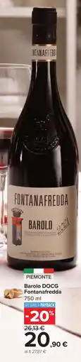 Carrefour Market Barolo DOCG Fontanafredda offerta