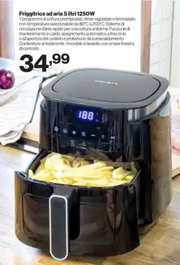 In'S Mercato Friggitrice ad aria 5 litri 1250W offerta