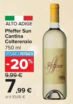 Carrefour Market Pfeffer Sun Cantina Colterenzio offerta