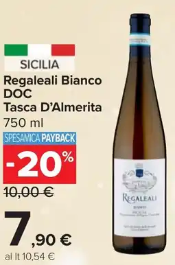 Carrefour Market Regaleali Bianco DOC Tasca D'Almerita offerta