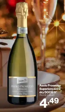 In'S Mercato Selezione Più Asolo Prosecco Superiore extra dry DOCG 11° offerta