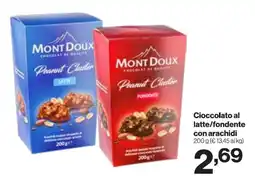 In'S Mercato Cioccolato al latte/fondente con arachidi offerta