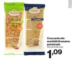 In'S Mercato Croccante alle arachidi/al sesamo porzionato offerta
