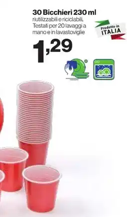 In'S Mercato 30 Bicchieri offerta