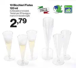 In'S Mercato 10 Bicchieri Flutes offerta